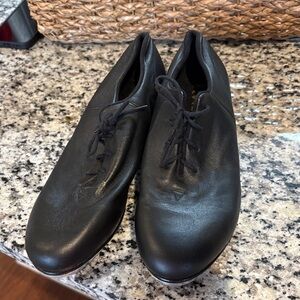 Bloch Black Lace-Up Jazz Shoes